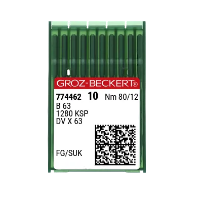 Groz-Beckert Nähnadel System B 63 (1280KSP, DVx63) 10er Pack
