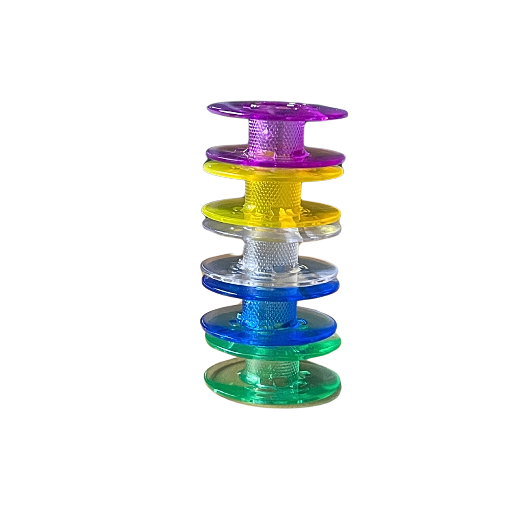 Bunte Nähmaschinenspule